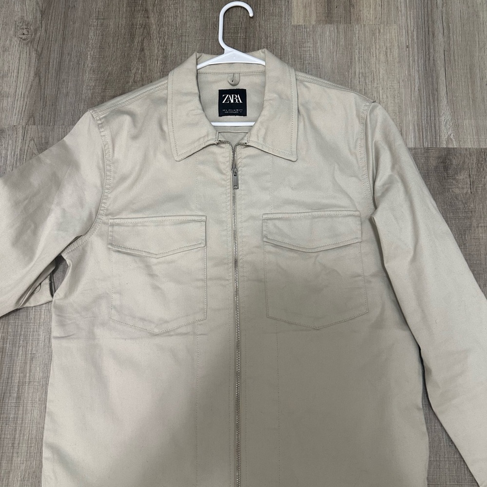 Zara Men's Cream Jacket